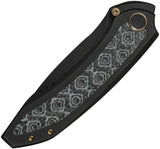 We Knife Winsome Nested Framelock WE23092-1 - Bohler M390 Blade With Rose Carbon Fiber Inlay For EDC Enthusiasts by We Knife Co Ltd
