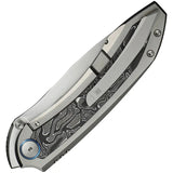 We Knife Co Ltd Winsome WE23092-2 Folding Knife With Titanium Handle For Everyday Carry And Precision Craftsmanship by We Knife Co Ltd