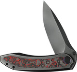 We Knife Winsome Nested Framelock Lva WE23092-4 Titanium Inlay EDC Knife - Premium M390 Blade by We Knife Co Ltd
