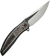 WE Knife Quinseris Nested Framelock WE23093 - Premium EDC Knife With 4 Inch Clip Point Blade by We Knife Co Ltd