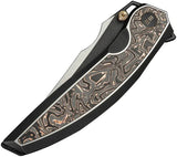WE Knife Quinseris Nested Framelock WE23093 - Premium EDC Knife With 4 Inch Clip Point Blade by We Knife Co Ltd