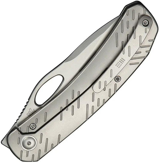 WE Knife Co Inmate Framelock Titanium Gray CPM20CV EDC Knife - Precision Titanium Build For Enthusiasts by We Knife Co Ltd