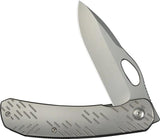 WE Knife Co Inmate Framelock Titanium Gray CPM20CV EDC Knife - Precision Titanium Build For Enthusiasts by We Knife Co Ltd