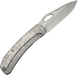 WE Knife Co Inmate Framelock Titanium Gray CPM20CV EDC Knife - Precision Titanium Build For Enthusiasts by We Knife Co Ltd