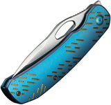 WE Knife Inmate Framelock Blue Titanium Folder - Satin CPM-20CV Blade For Everyday Carry by We Knife Co Ltd