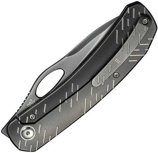 We Knife Inmate Framelock Gray WE23096B-4 - CPM 20CV Blade For EDC Enthusiasts And Collectors by We Knife Co Ltd