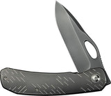 We Knife Inmate Framelock Gray WE23096B-4 - CPM 20CV Blade For EDC Enthusiasts And Collectors by We Knife Co Ltd
