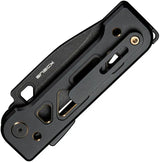 WE Knife Tyro Superlock - Premium Black Gold Titanium CPM 20CV Drop Point EDC Knife by We Knife Co Ltd