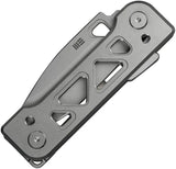 We Knife Tyro Superlock - Gray Titanium CPM20CV Drop Point EDC Knife With Secure Superlock System by We Knife Co Ltd