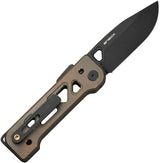 WE Knife Tyro Superlock Bronze Folding Knife - CPM-20CV Blade For EDC Enthusiasts by We Knife Co Ltd