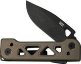 WE Knife Tyro Superlock Bronze Folding Knife - CPM-20CV Blade For EDC Enthusiasts by We Knife Co Ltd