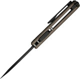WE Knife Tyro Superlock Bronze Folding Knife - CPM-20CV Blade For EDC Enthusiasts by We Knife Co Ltd