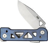 We Knife Tyro Superlock WE24001-4 - Premium EDC Knife With CPM-20CV Drop Point Blade And Titanium Handle by We Knife Co Ltd