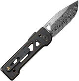We Knife Tyro Superlock Premium Damasteel EDC Folding Knife With Black And Gold Titanium Handle For EDC Enthusiasts by We Knife Co Ltd