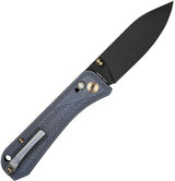 We Knife Bougie Banter Crossbar Lock WE24009-1 - S45VN Blade And Blue Titanium Handle For EDC Enthusiasts by We Knife Co Ltd
