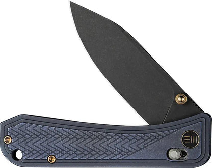 We Knife Bougie Banter Crossbar Lock WE24009-1 - S45VN Blade And Blue Titanium Handle For EDC Enthusiasts by We Knife Co Ltd