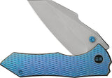 We Knife Co High Fin XL Framelock - Premium CPM-20CV Reverse Tanto EDC Knife For Enthusiasts by We Knife Co Ltd