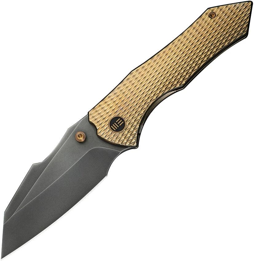 We Knife Co Ltd High-Fin XL Framelock Gold WE24010-3 by We Knife Co Ltd