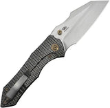 We Knife High Fin XL Framelock Gray CPM20CV 3.5in Reverse Tanto EDC Knife - Premium Titanium Frame Lock by We Knife Co Ltd
