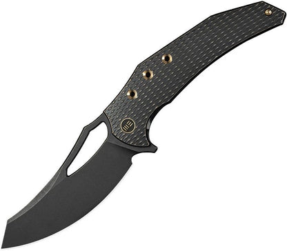We Knife Co Ltd Epaulette Framelock Black WE24024-1 by We Knife Co Ltd