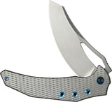 We Knife Co Epaulette Framelock M390 Bead Blast Titanium EDC Knife WE24024 3 - Premium Blade And Titanium Handle For EDC by We Knife Co Ltd