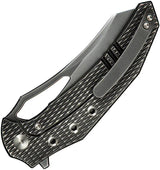 WE Knife Epaulette Framelock - Gray Titanium Handle, M390 Blade, EDC Ready With Extended Tang, Kydex Sheath Included by We Knife Co Ltd
