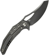 WE Knife Epaulette Framelock - Gray Titanium Handle, M390 Blade, EDC Ready With Extended Tang, Kydex Sheath Included by We Knife Co Ltd