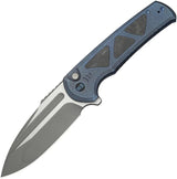 We Knife Co Ltd Sylox Button Lock Blue WE24027-2 by We Knife Co Ltd