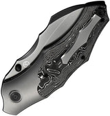 We Knife Orc Boss WE24042-3 - Hawkbill Blade With Titanium Handle And Carbon Fiber Inlay by We Knife Co Ltd
