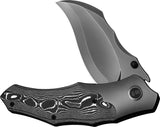 We Knife Orc Boss WE24042-3 - Hawkbill Blade With Titanium Handle And Carbon Fiber Inlay by We Knife Co Ltd