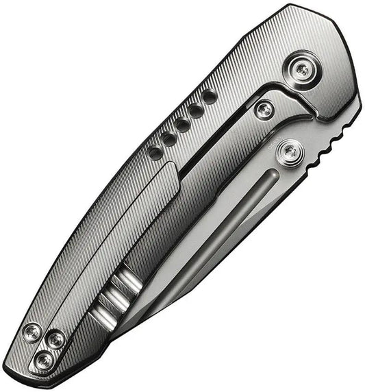 We Knife Micro Trogon Framelock EDC Knife - Bead Blast M390 Blade Titanium Handle by We Knife Co Ltd