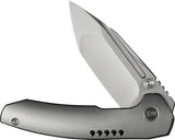 We Knife Micro Trogon Framelock EDC Knife - Bead Blast M390 Blade Titanium Handle by We Knife Co Ltd