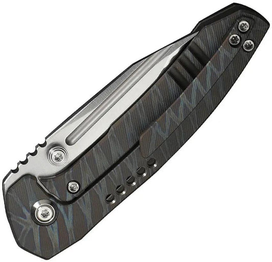 WE Knife Micro Trogon Framelock - Flame Anodized Titanium Handle With M390 Blade For EDC Enthusiasts by We Knife Co Ltd