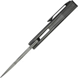We Knife Coral Framelock Knife Gray CPM 20CV Spear Point - Marble Carbon Fiber Inlay for EDC Enthusiasts by We Knife Co Ltd