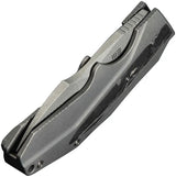 We Knife Coral Framelock Knife Gray CPM 20CV Spear Point - Marble Carbon Fiber Inlay for EDC Enthusiasts by We Knife Co Ltd