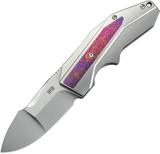 We Knife Co Ltd Coral Framelock Timascus WE24044-4 by We Knife Co Ltd