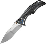We Knife Co Ltd Tighe Down Button Lock Rose CF WE240542 by We Knife Co Ltd