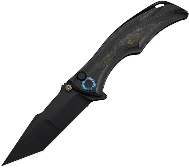 We Knife Co Ltd Tighe Down Button Lock Yell CF WE24054B1 by We Knife Co Ltd