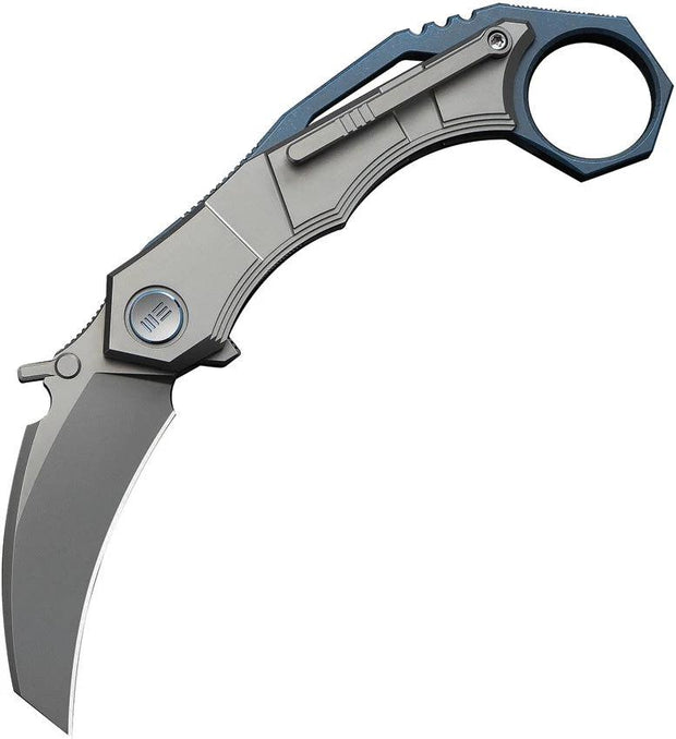 We Knife Co Ltd Tayra Framelock Gray/Blue WE24069-2 by We Knife Co Ltd