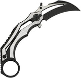 We Knife Cryonix Nested Linerlock Hawkbill Knife - Bohler M390 Blade With Black Titanium Handle For EDC by We Knife Co Ltd