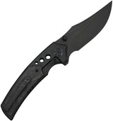 We Knife Skynix Bolster Lock Marble CF WE24087-1 - Premium M390 Clip Point EDC Folding Knife by We Knife Co Ltd