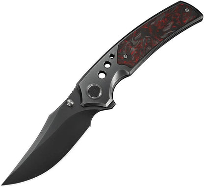 We Knife Co Ltd Skynix Bolster Lock Red CF WE24087-4 by We Knife Co Ltd