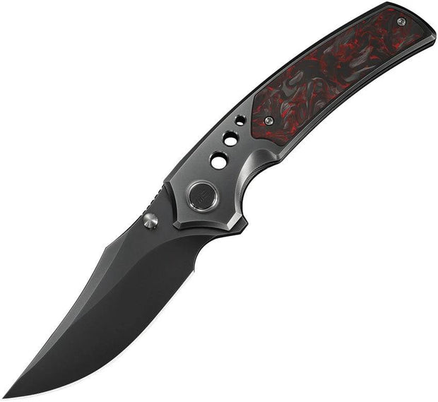 We Knife Co Ltd Skynix Bolster Lock Red CF WE24087-4 by We Knife Co Ltd