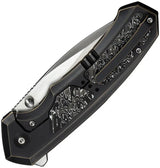 We Knife Corwyn Framelock - Premium EDC Knife With Bohler M390 Blade And Aluminum Foil Carbon Fiber Inlay by We Knife Co Ltd