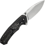 We Knife Corwyn Framelock - Premium EDC Knife With Bohler M390 Blade And Aluminum Foil Carbon Fiber Inlay by We Knife Co Ltd