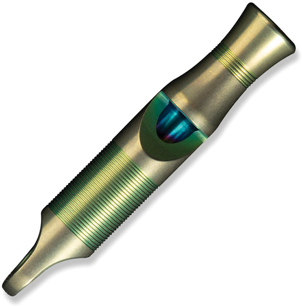 We Knife Co Ltd Titanium Whistle Green Cord A-05CP by We Knife Co Ltd
