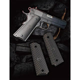 We Knife 1911 Grips Bronze A-06A - Anodized Titanium Construction For Full-Size 1911 Pistols by We Knife Co Ltd
