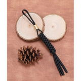 WE Knife Paracord Lanyard 3 Inch Black With Brass Bead - Free Gift With Purchase For Knife Enthusiasts by We Knife Co Ltd