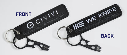 We Knife Co Ltd Pry Bard Flight Tag Free w/ Pu WEPBFT by We Knife Co Ltd