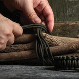 WE Knife Paracord Bracelet OD Green 9.88 Inch - 118.11 Ft Paracord Survival Cord Free With Knife Purchase by We Knife Co Ltd
